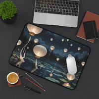 Dreamy Floating Lanterns Desk Mat