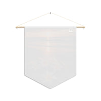 Plumeria Sunset Beach Pennant Wall Decor