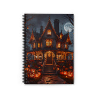 Halloween Haunted House Spiral Notebook