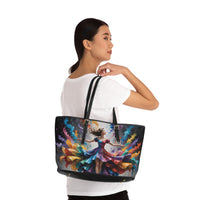 Colorburst Dancer PU Leather Shoulder Bag