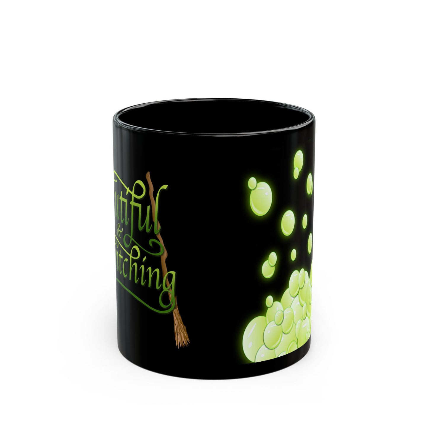 Bewitching - Beautiful - Witches Brew - Halloween Mug - Cauldron - Happy Halloween - Broom Sticks & Potions - 11oz. Mug