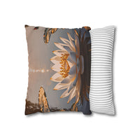 Lotus Waterlily Decorative Pillowcase