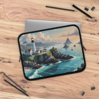 Coastal Farm Lighthouse Laptop Sleeve