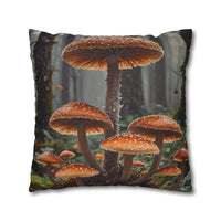 Mushroom Forest Decorative Pillowcase