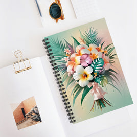 Tropical Floral Bouquet Spiral Notebook