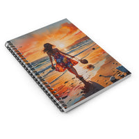 Sunset Beach Walk Notebook Journal