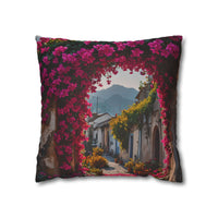 Floral Village Arch Pillowcase