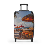 Sipping Beach Getaway Travel Suitcase