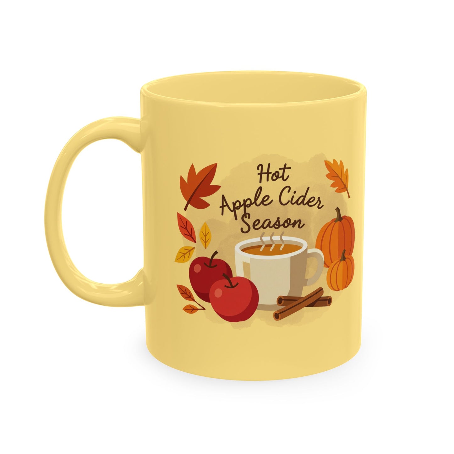 Hot Apple Cider Season Ceramic Mug