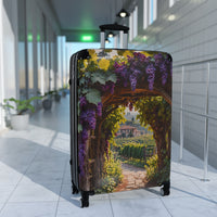 Purple Wine Grapes Vineyard Cabin Suitcase