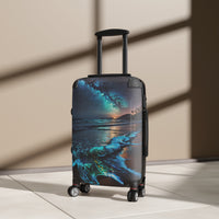 Bioluminescent Beach Cabin Suitcase