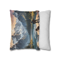 Lake and Mountain Reverie Pillow Cover