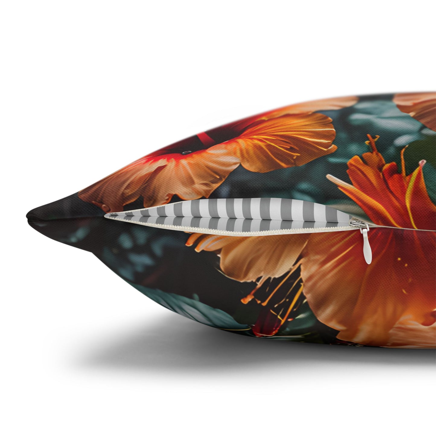 Hummingbird & Hibiscus Decorative Pillowcase