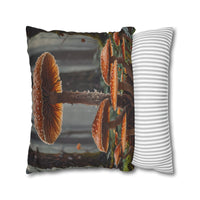 Mushroom Forest Decorative Pillowcase