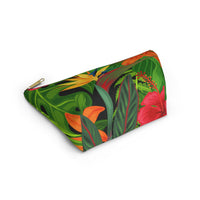 Bird of Paradise & Plumeria Accessory Pouch
