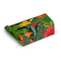 Bird of Paradise & Plumeria Accessory Pouch