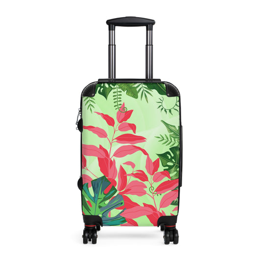 Tropical Greenery Travel Suitcase