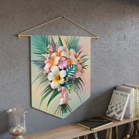 Tropical Plumeria Bouquet Pennant