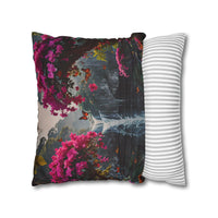 Floral Waterfall Garden Pillowcase