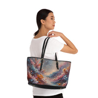 Floral Dreamscape PU Shoulder Bag