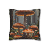 Mushroom Forest Decorative Pillowcase