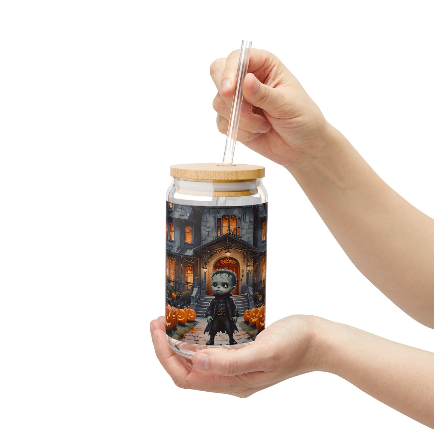 Little Frankenstein Sipper Glass