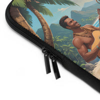 Tropical Hawaiian Beach Fun Laptop Sleeve