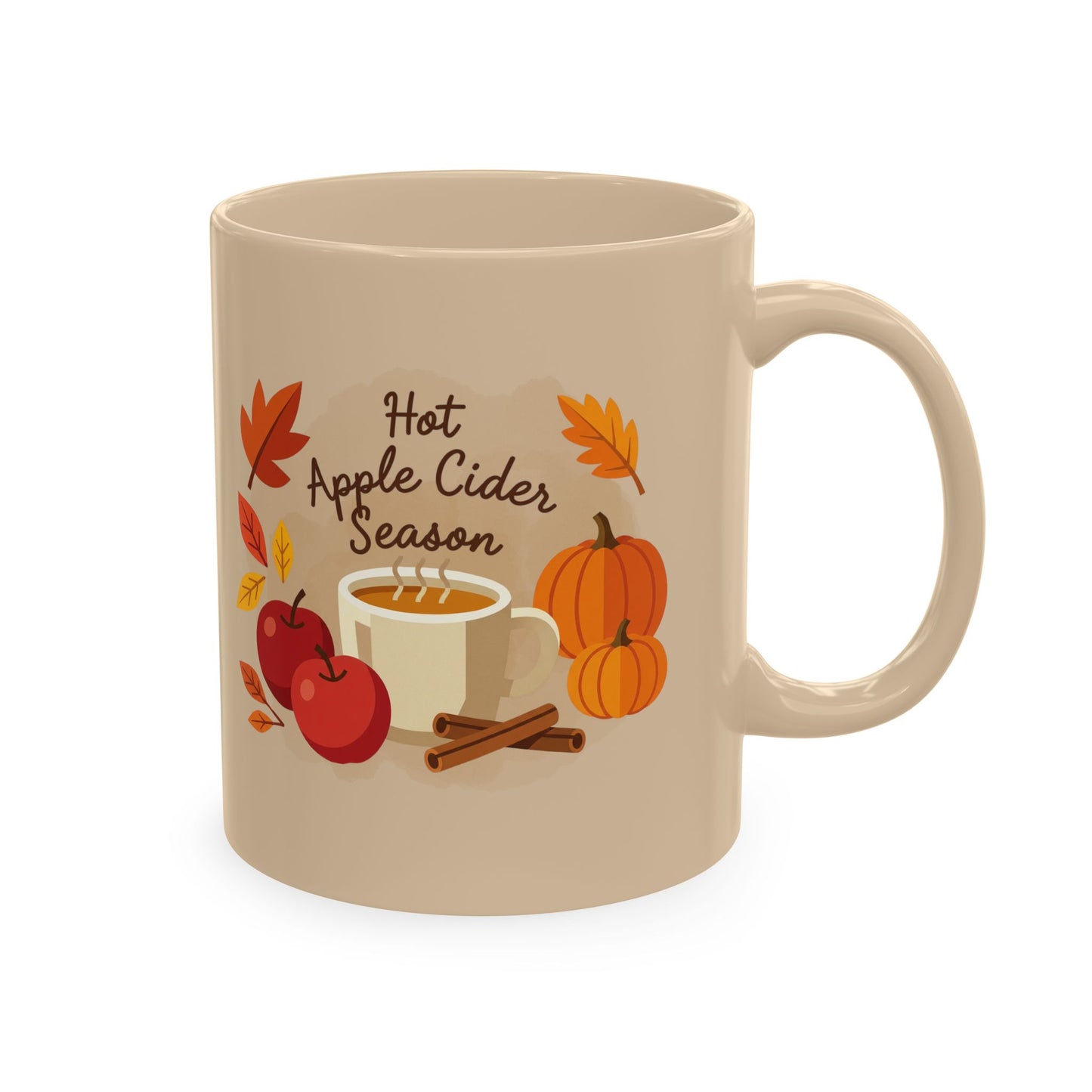 Hot Apple Cider Season Ceramic Mug
