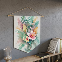 Palm Leaves & Hibiscus Wall Decor