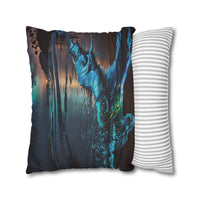 Bioluminescent Waves Decorative Pillowcase
