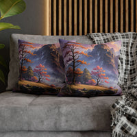 Mountain Landscape Pillow Cover