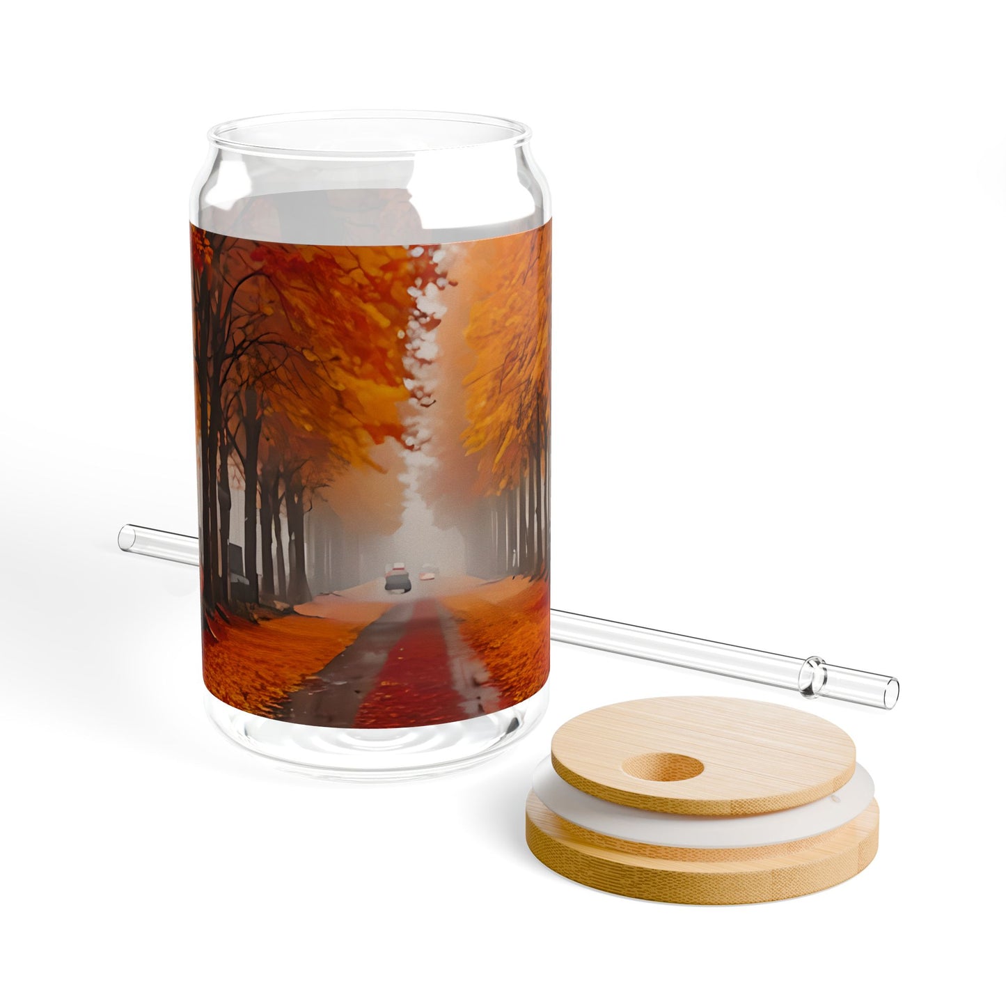 Autumn Trail Sipper Glass