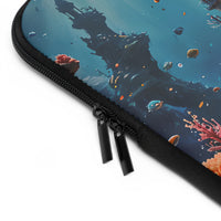 Whimsical Underwater Castle Laptop Sleeve