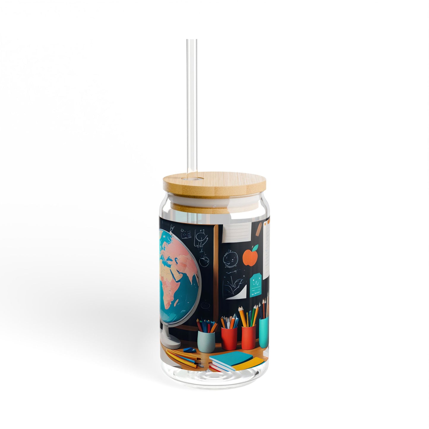 Teacher Desk & Classroom Sipper Glass