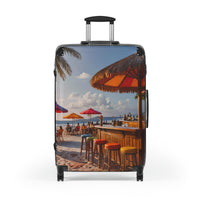 Sipping Beach Getaway Travel Suitcase