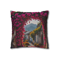 Floral Village Arch Pillowcase