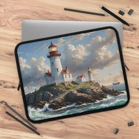 Scenic Coastal Lighthouse Laptop Sleeve