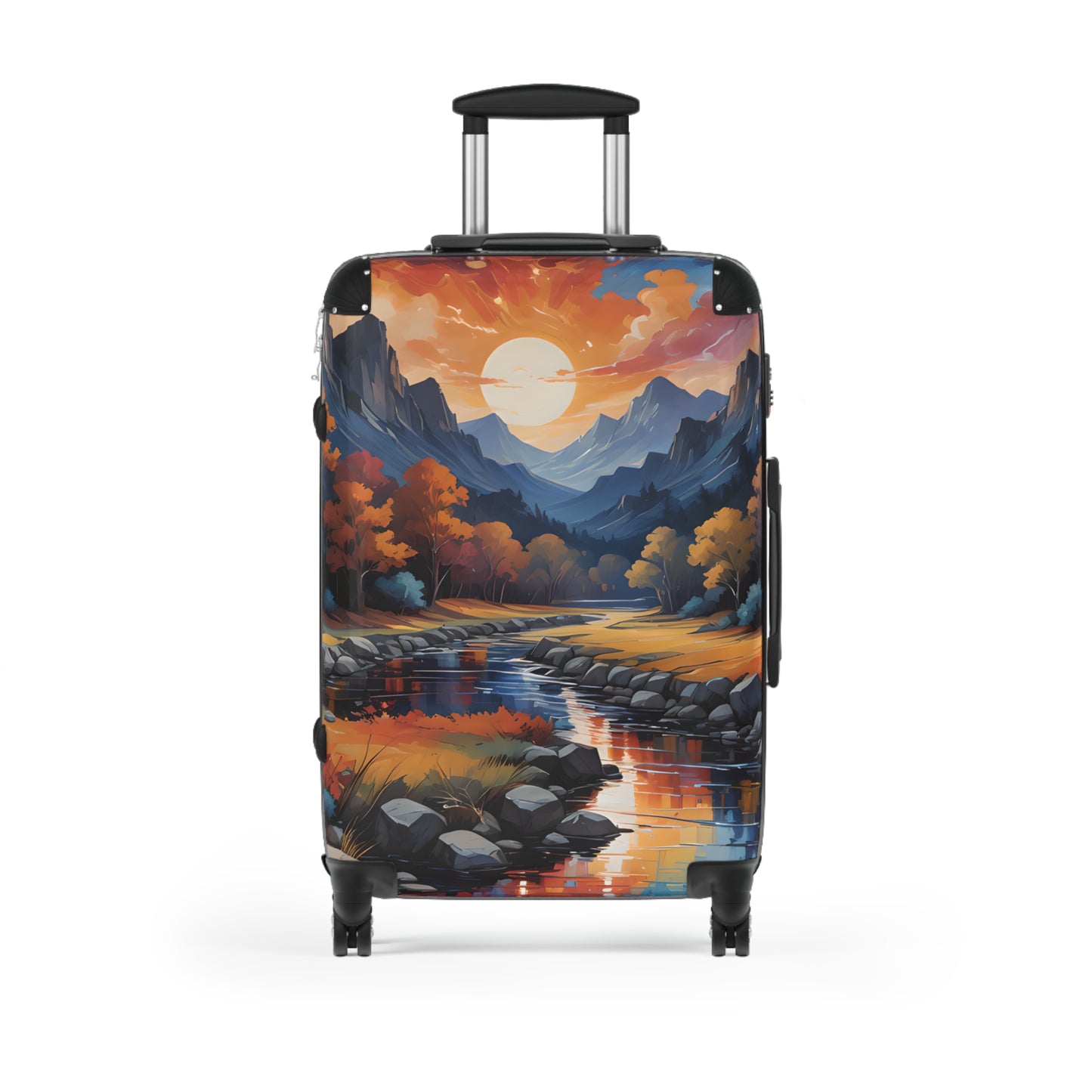 Scenic Mountain Adventure Travel Suitcase