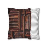 Rare Books on Book Shelf Pillow Cover