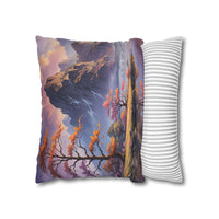 Mountain Landscape Pillow Cover