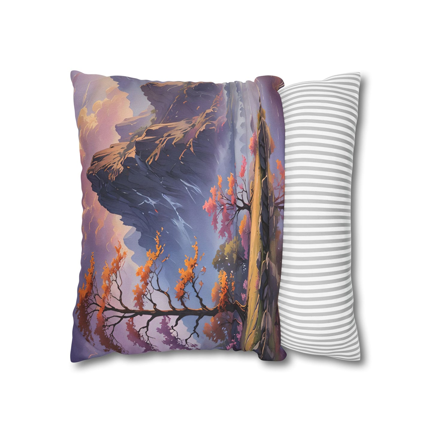 Mountain Landscape Pillow Cover