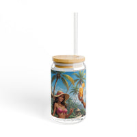 Beach Fun Sipper Glass