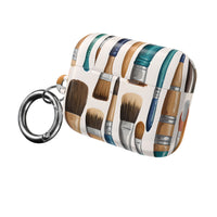 Artistic Paintbrush Pattern AirPods Case