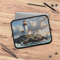 Scenic Coastal Lighthouse Laptop Sleeve