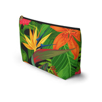 Bird of Paradise & Plumeria Accessory Pouch