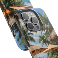 Tropical Beach Bar Magnetic Tough Phone Case