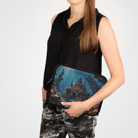 Whimsical Underwater Castle Laptop Sleeve