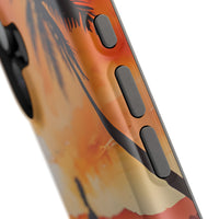 Tropical Sunset Surf Magnetic Tough Phone Case