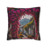 Floral Village Arch Pillowcase