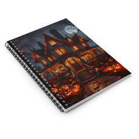 Halloween Haunted House Spiral Notebook